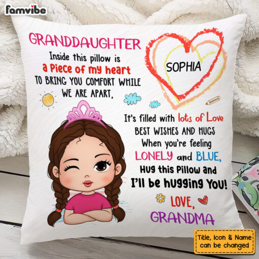 Personalized Gift For Granddaughter Inside This Pillow