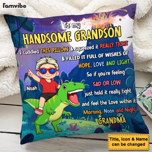 Personalized Gift For Granddaughter To My Granddaughter Unicorn Kid Pillow