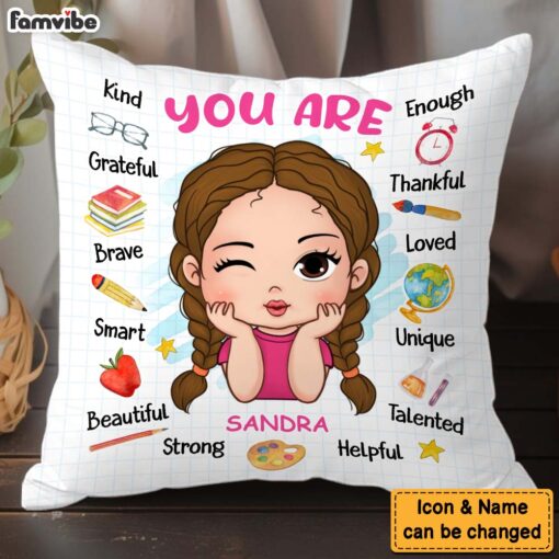 Personalized Gift For Granddaughter You Are Affirmation Pillow