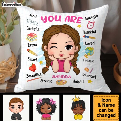 Personalized Gift For Granddaughter You Are Affirmation Pillow