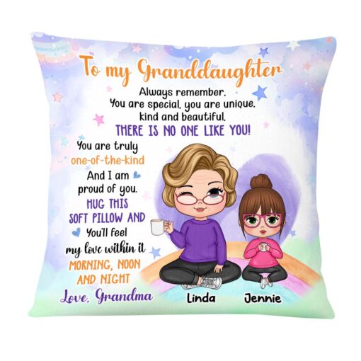 Personalized Gift For Granddaughter You Are Beautiful Pillow