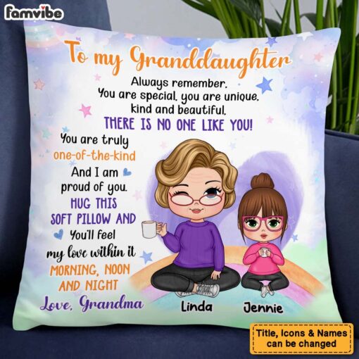 Personalized Gift For Granddaughter You Are Beautiful Pillow