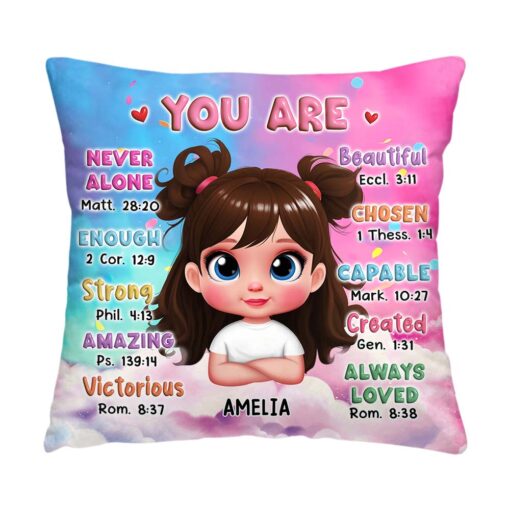 Personalized Gift For Granddaughter You Are Bible Verses Pillow