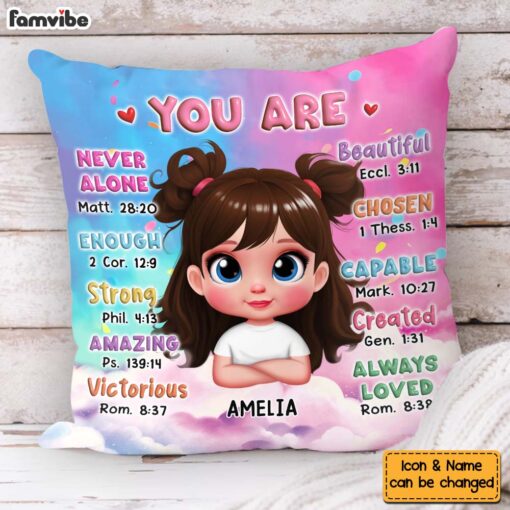 Personalized Gift For Granddaughter You Are Bible Verses Pillow