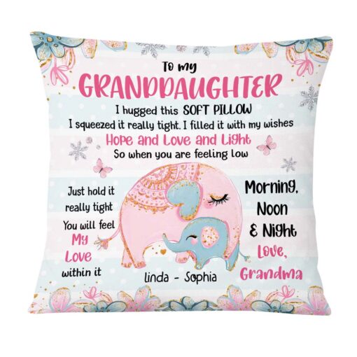 Personalized Gift For Granddaughter You Will Feel My Love Within It Pillow