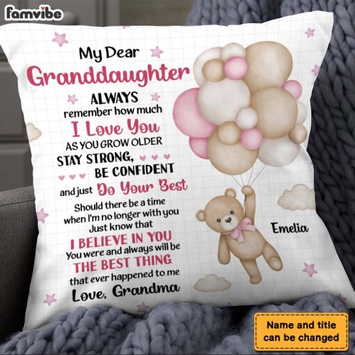 Personalized Gift For Grandkid As You Grow Older You Will Face Many Obstacles In Life Pillow