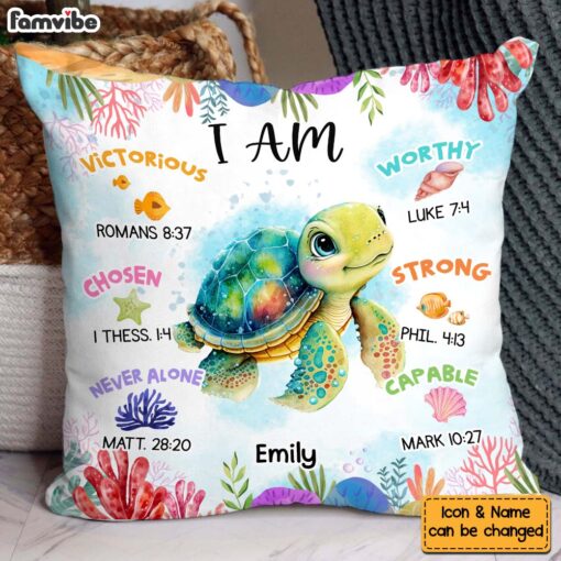 Personalized Gift For Grandkids I Am Animal Pillow