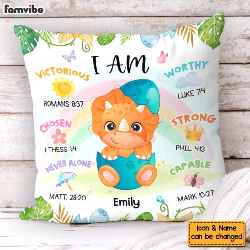 Personalized Gift For Grandkids I Am Animal Pillow