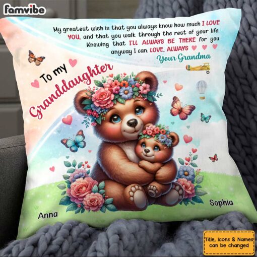 Personalized Gift For Grandkids I’ll Always There For You Pillow