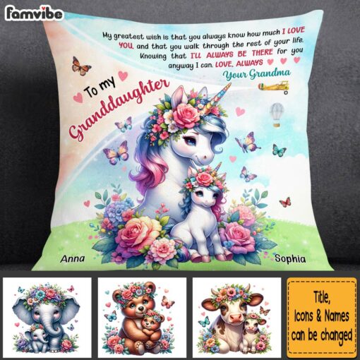 Personalized Gift For Grandkids I’ll Always There For You Pillow