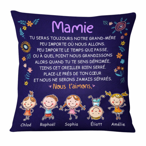 Personalized Gift For Grandma French Grand-m�re Pillow