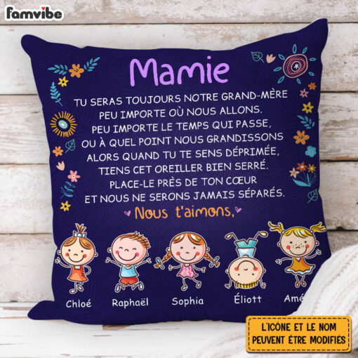 Personalized Gift For Grandma French Grand-m�re Pillow