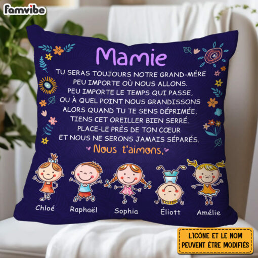 Personalized Gift For Grandma French Grand-m�re Pillow