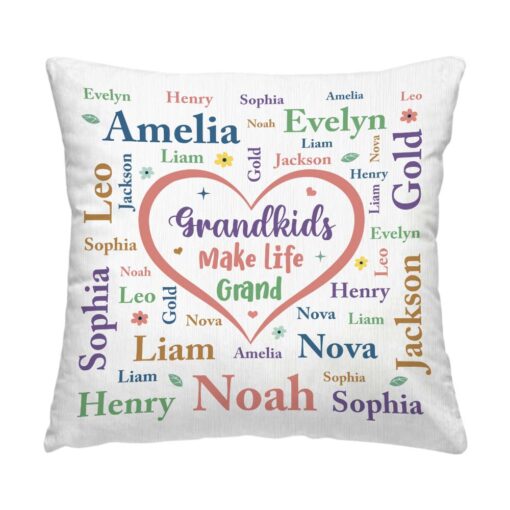 Personalized Gift For Grandma Life Grand Pillow