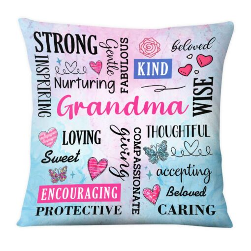 Personalized Gift For Grandma Positive Affirmation Pillow