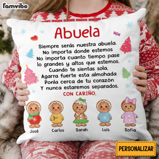 Personalized Gift For Grandma Spanish Pillow