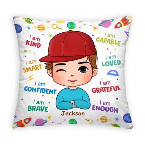 Personalized Gift For Grandson I Am Kind Pillow