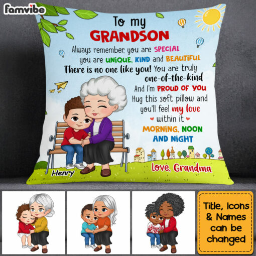 Personalized Gift For Grandson You Are Pillow