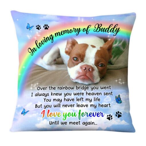 Personalized Gift For Lost Beloved Pet Pillow