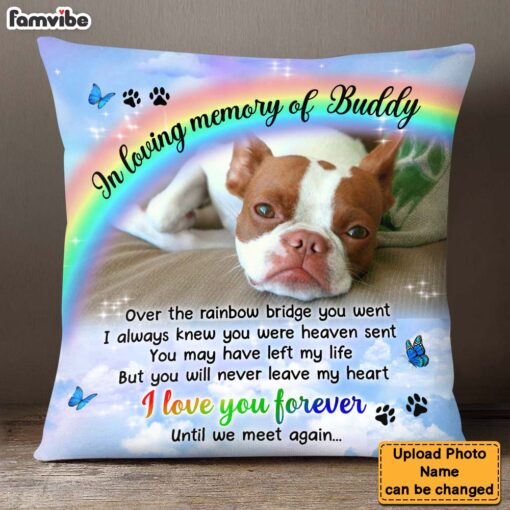 Personalized Gift For Lost Beloved Pet Pillow