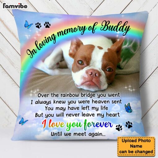 Personalized Gift For Lost Beloved Pet Pillow