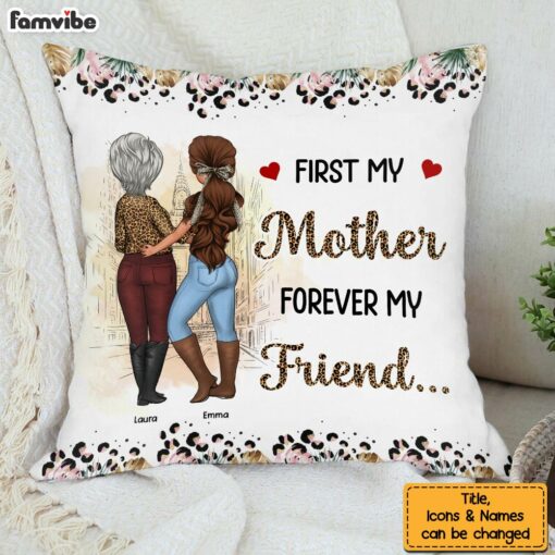 Personalized Gift For Mom Daughter Pillow