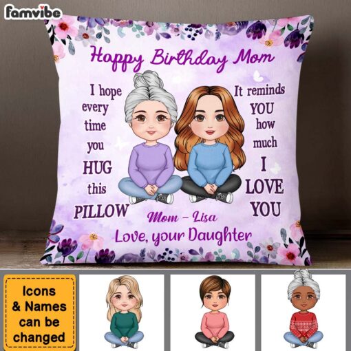 Personalized Gift For Mom I Love You Pillow