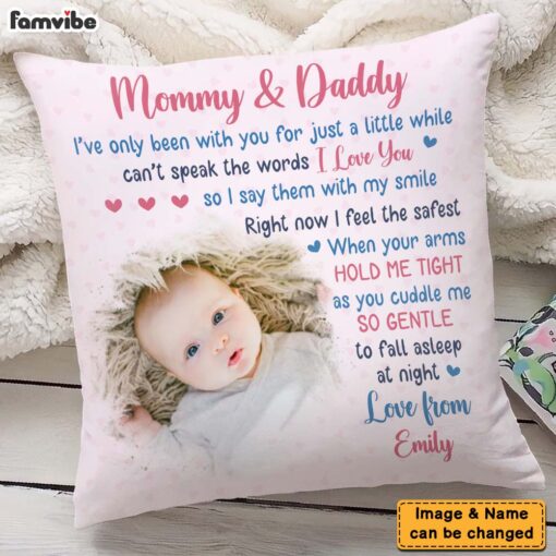 Personalized Gift For Mommy & Daddy Pillow