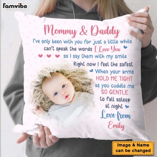 Personalized Gift For Mommy & Daddy Pillow