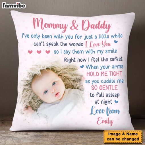 Personalized Gift For Mommy & Daddy Pillow