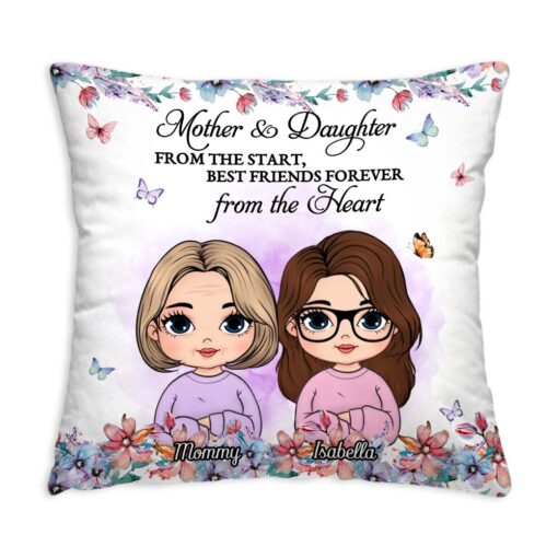 Personalized Gift For Mother And Daughter From The Start Pillow