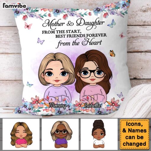 Personalized Gift For Mother And Daughter From The Start Pillow