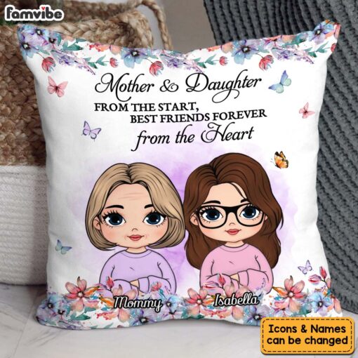 Personalized Gift For Mother And Daughter From The Start Pillow