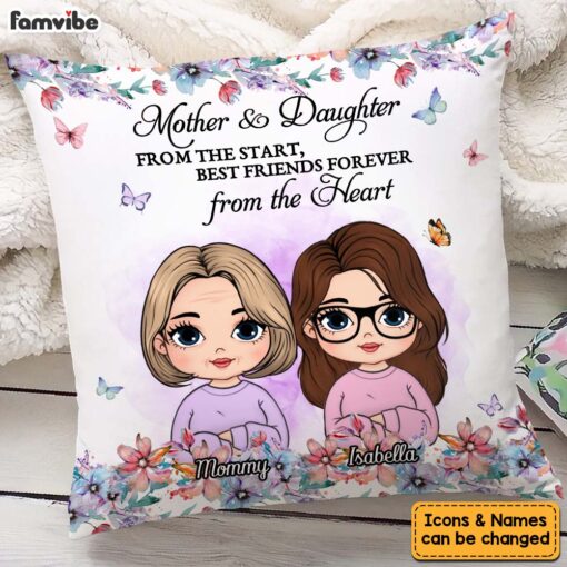 Personalized Gift For Mother And Daughter From The Start Pillow