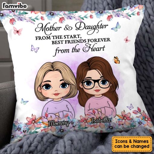 Personalized Gift For Mother And Daughter From The Start Pillow