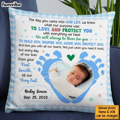 Personalized Gift For Newborn Baby The Day You Came Pillow