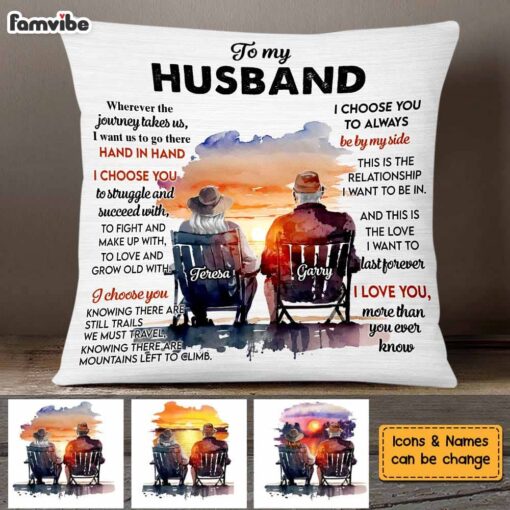 Personalized Gift For Old Couple I Love You More Than You Ever Know Pillow