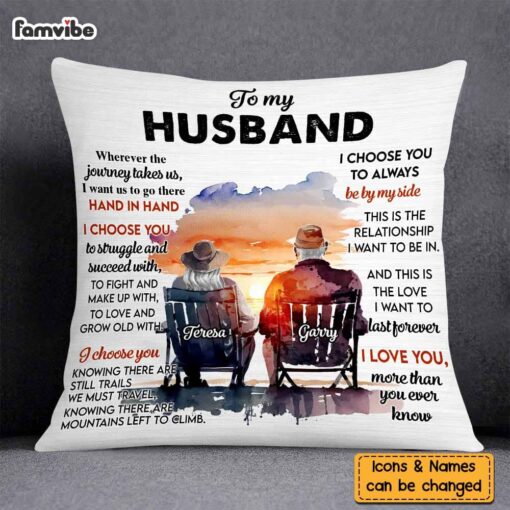 Personalized Gift For Old Couple I Love You More Than You Ever Know Pillow