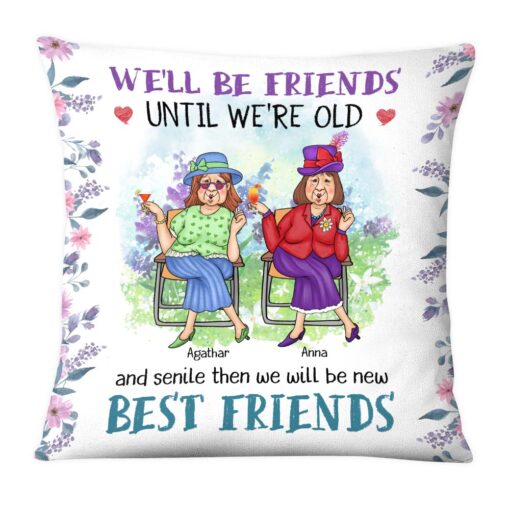 Personalized Gift For Old Friend Pillow