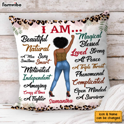 Personalized Gift For Woman I Am Affirmation Pillow