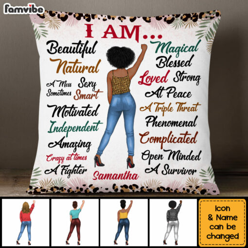 Personalized Gift For Woman I Am Affirmation Pillow