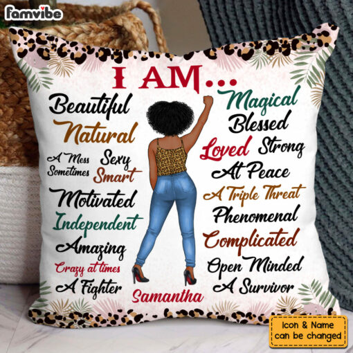 Personalized Gift For Woman I Am Affirmation Pillow