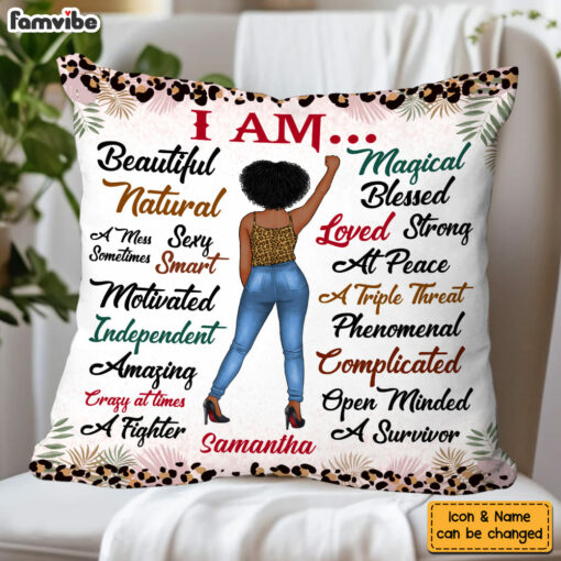 Personalized Gift For Woman I Am Affirmation Pillow