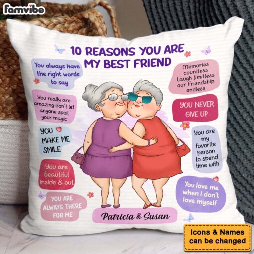 Personalized Gift Reasons You Are My Friend Pillow