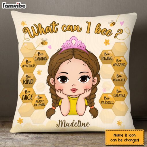 Personalized Gift What I Can Bee Affirmation Pillow