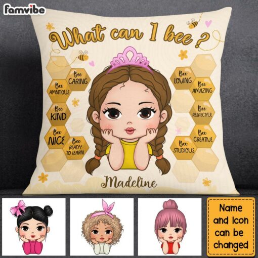 Personalized Gift What I Can Bee Affirmation Pillow