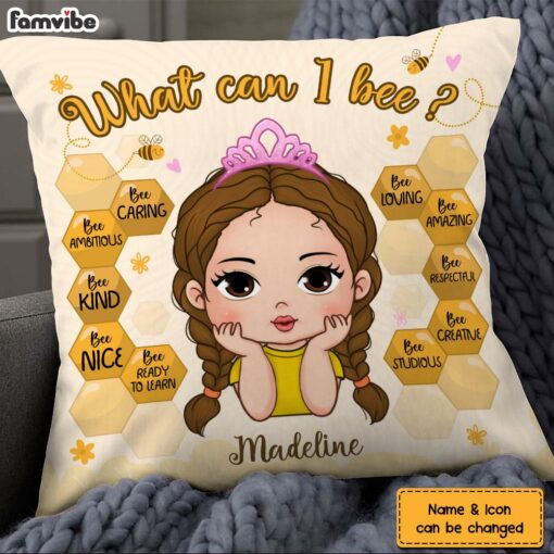 Personalized Gift What I Can Bee Affirmation Pillow