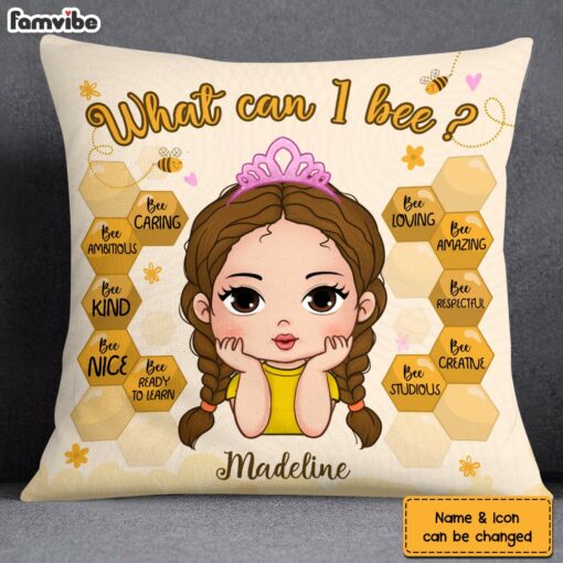 Personalized Gift What I Can Bee Affirmation Pillow