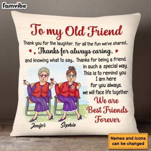 Personalized Gift for Friends Smile A Lot More Pillow