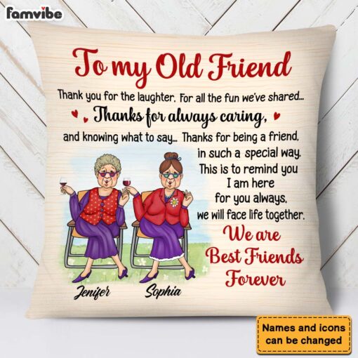 Personalized Gift for Friends Smile A Lot More Pillow